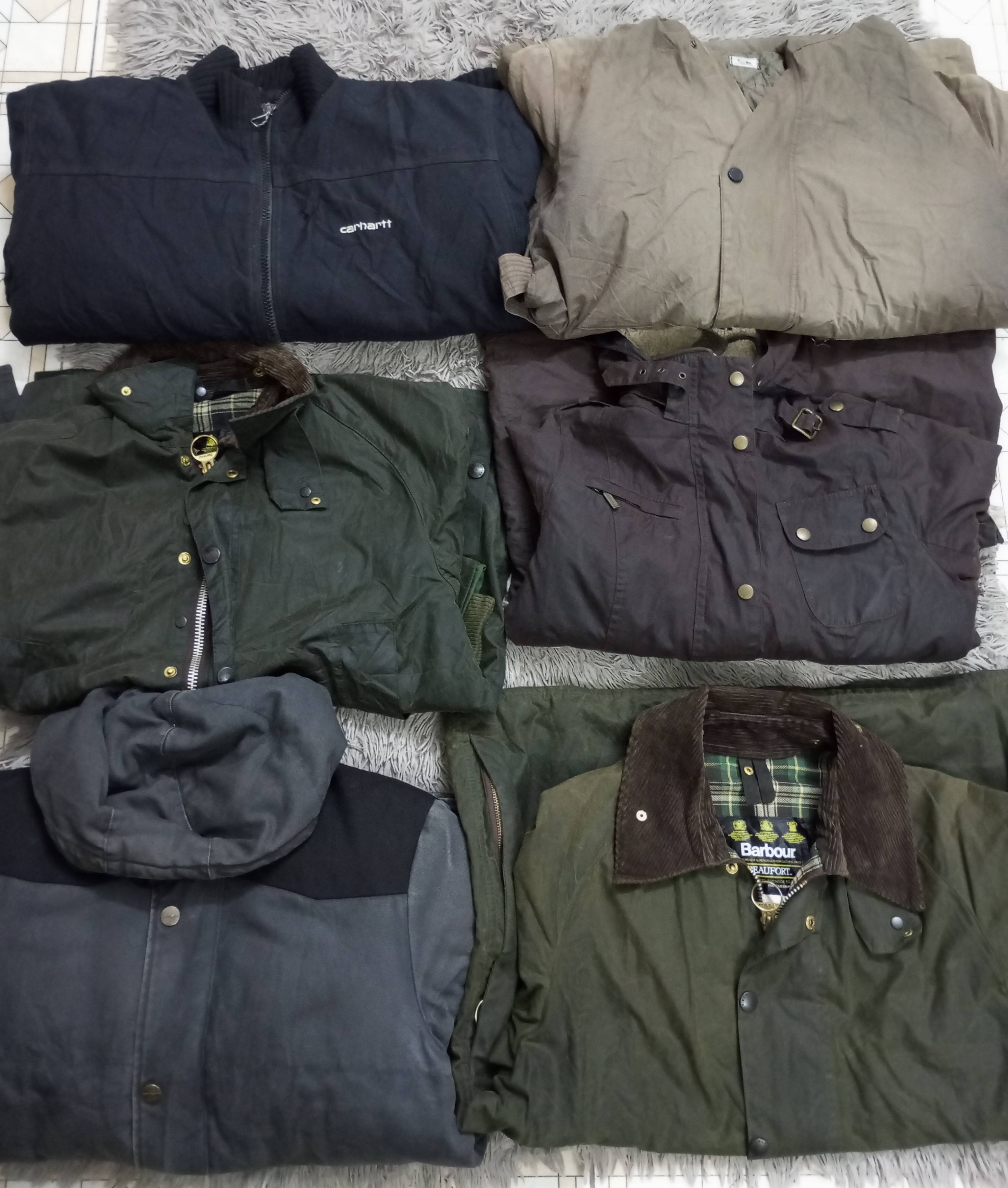 Carhartt jacket, Barbour jacket, CP Jacket