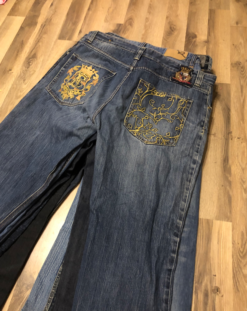 Jean baggy hip-hop Y2K (25 pièces)