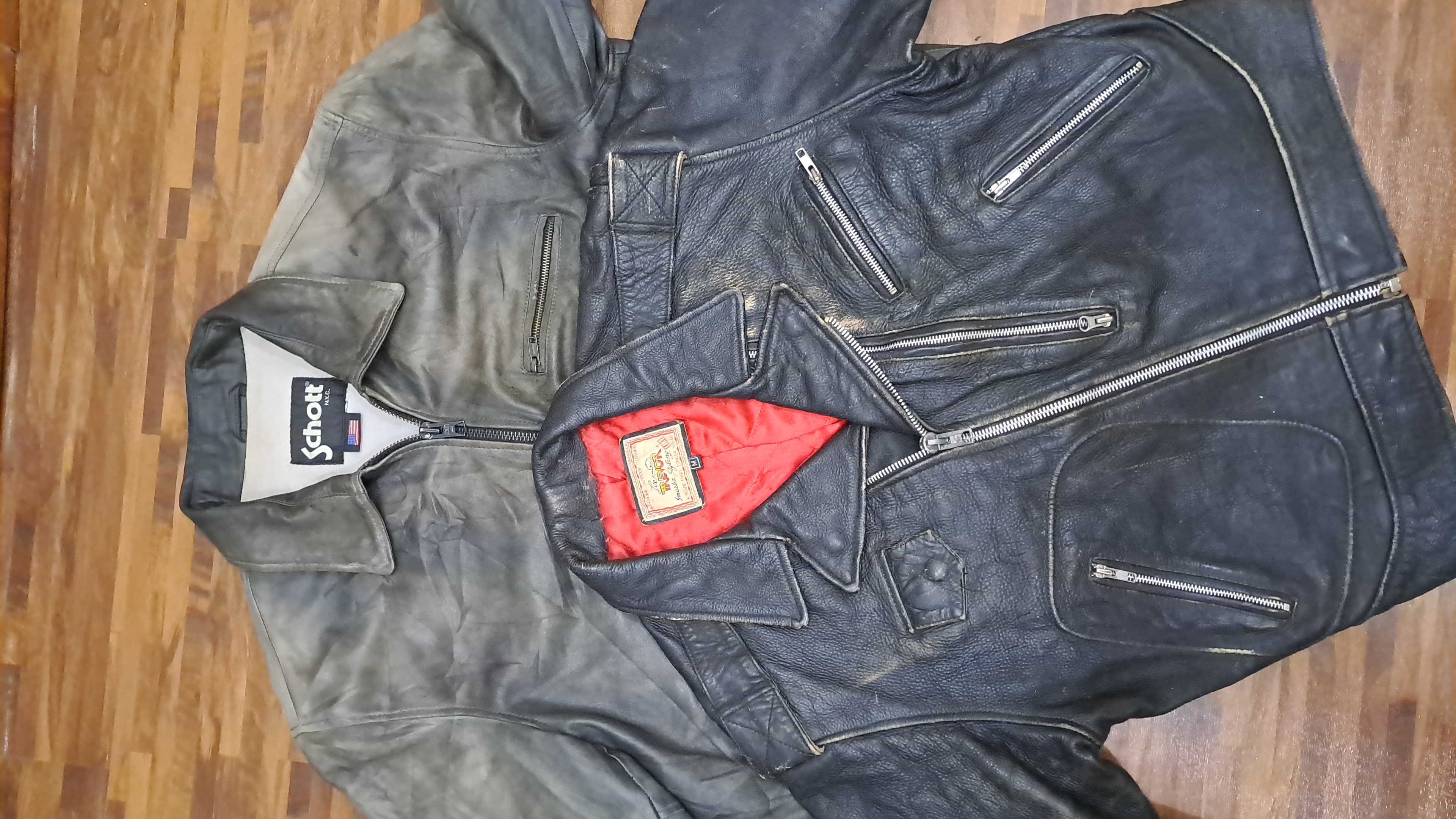 Vintage leather jackets