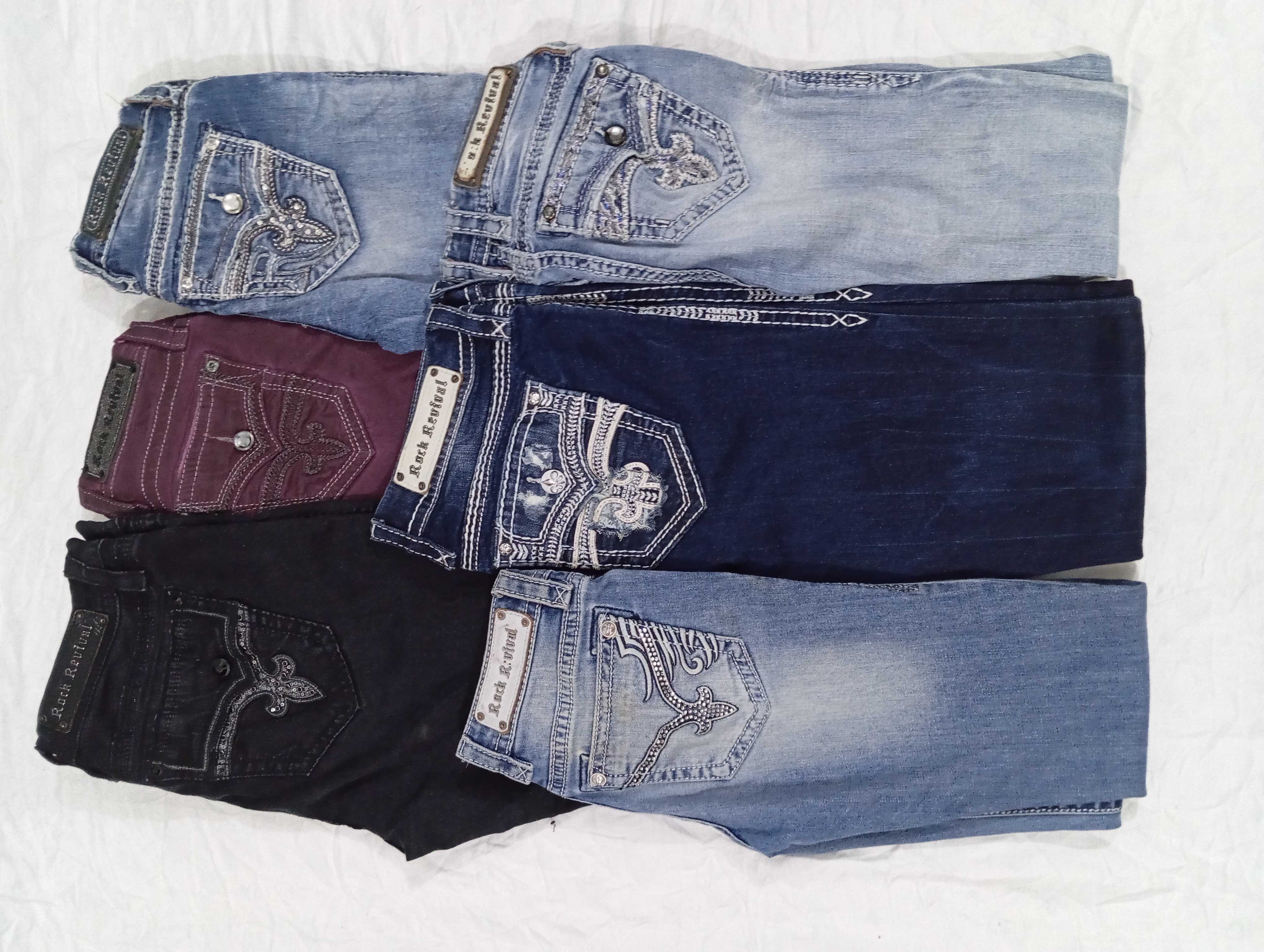 #04 Ladies Rock Rivival Skinny Jeans-12