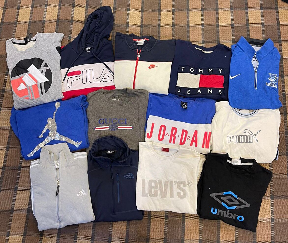 Branded Sweatshirts Jordan | Fila | Nike | Levis | Carhatt & other brand