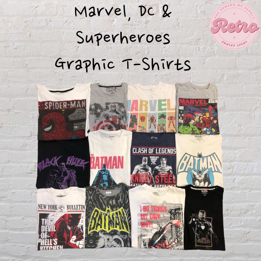 Marvel DC and Superheroes Graphic T-Shirts