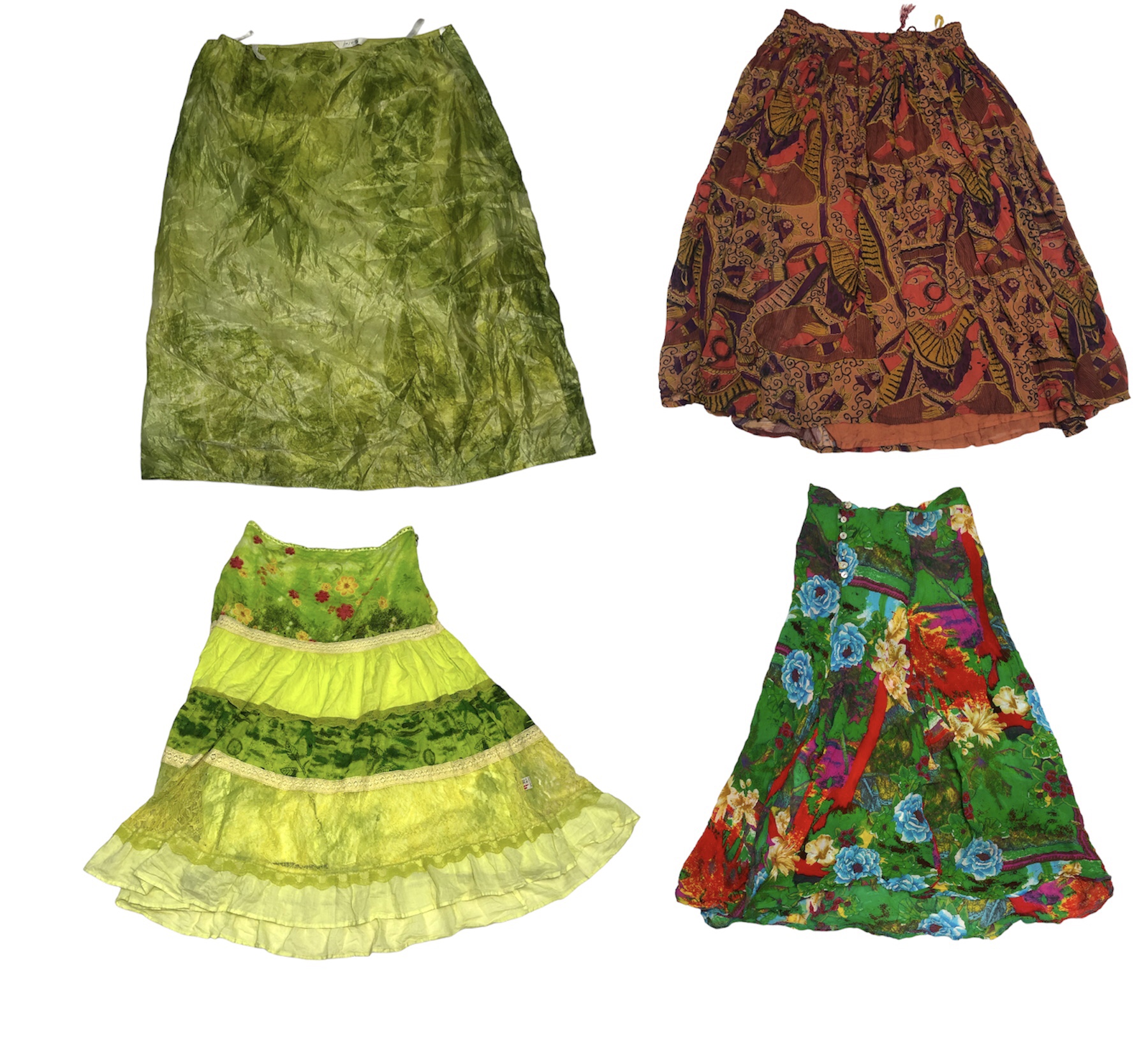 Rêve d'été Y2K : Jupes vintage colorées ❤️🔥(S-413)