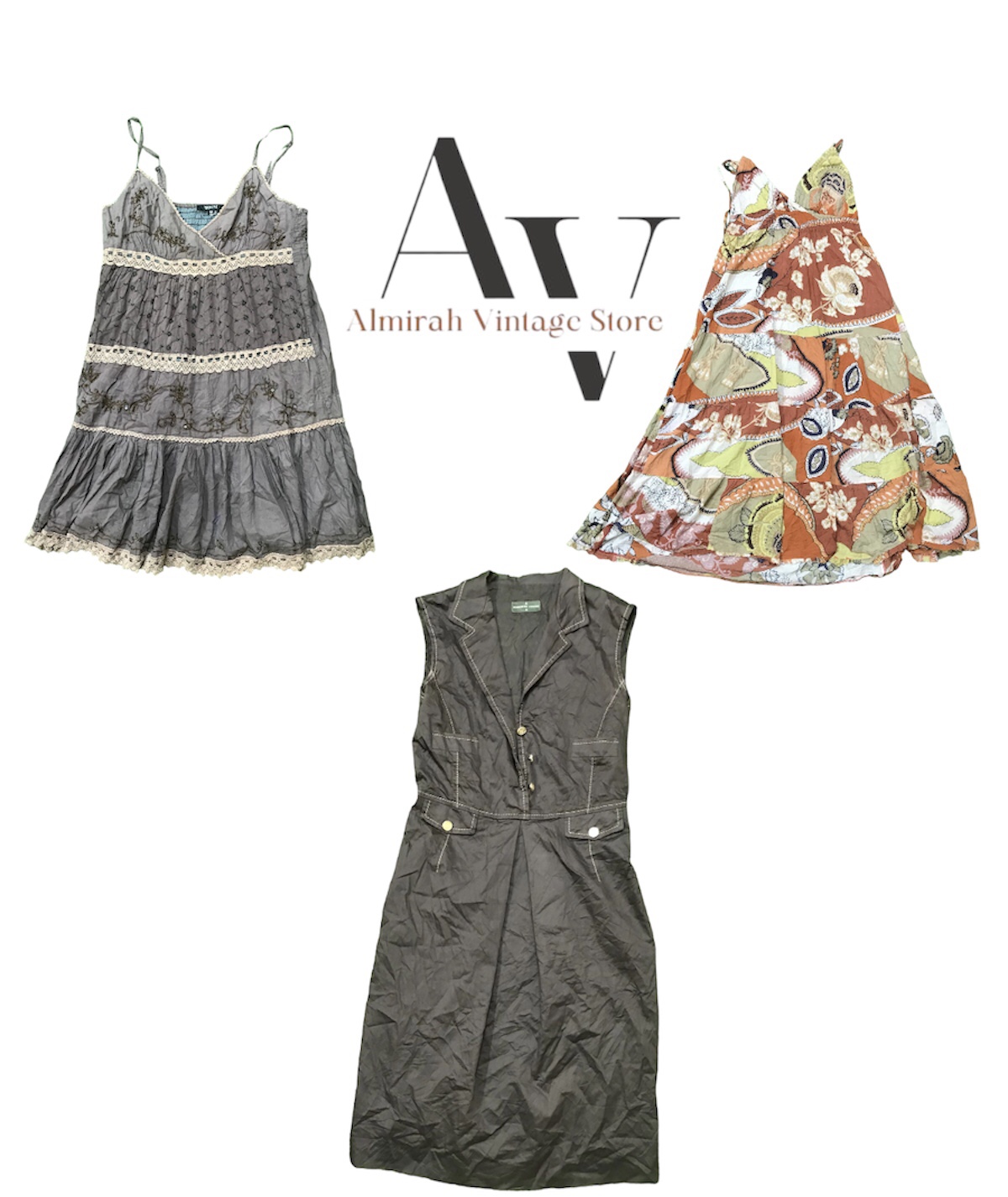 Y2k beautiful style dresses 5 pcs