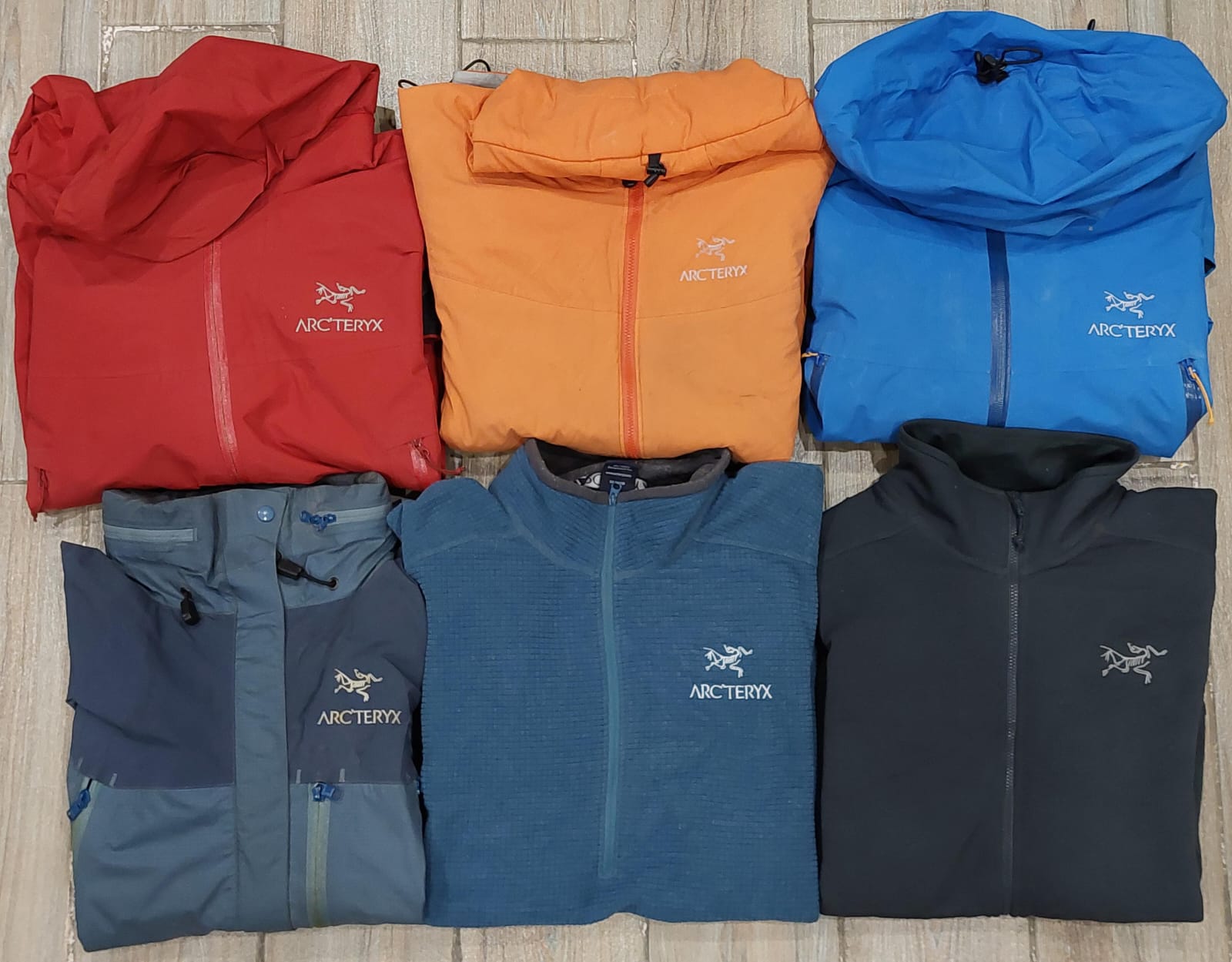 Branded Arc'teryx Jackets - 6 Pieces